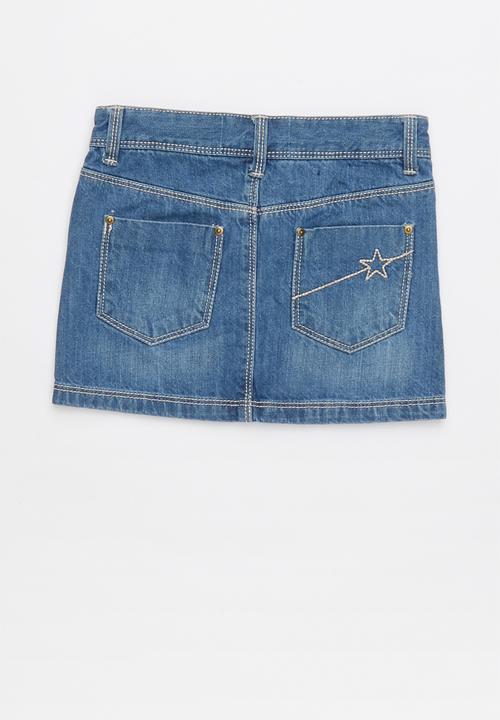 Pop Candy - Denim skirt - blue