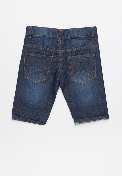 Pop Candy - Denim shorts - navy