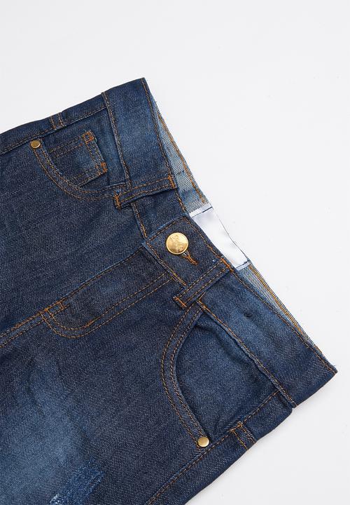 Pop Candy - Denim shorts - navy