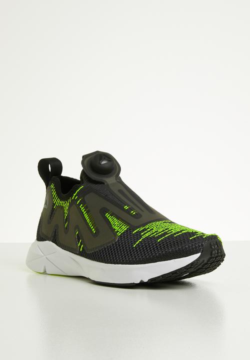 Reebok - Pump supreme emb - black/cold grey7r/white/neon lime