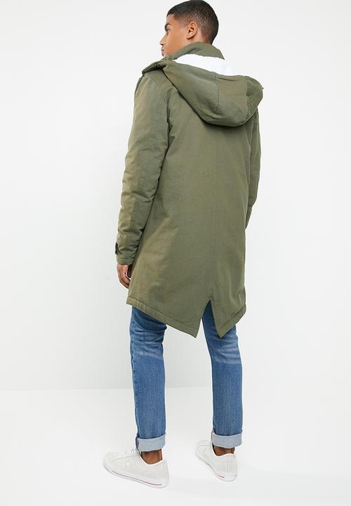 Superbalist - Padded parka jacket - green