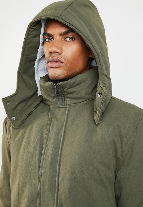 Superbalist - Padded parka jacket - green