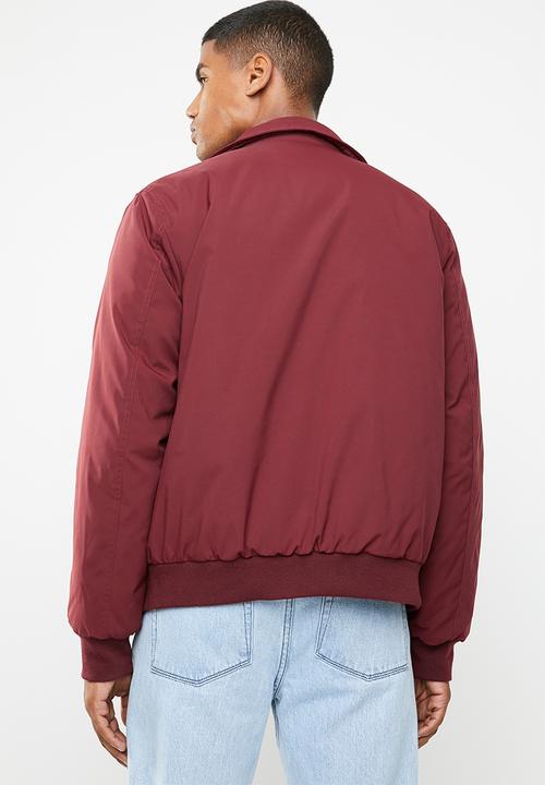 Superbalist - Padded harrington jacket - burgundy