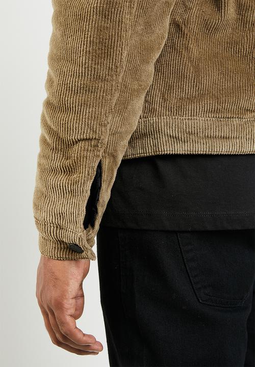Only & Sons - Corduroy teddy jacket - brown 
