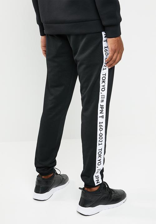 Only & Sons - Wf william poly cuff track pants exp - black
