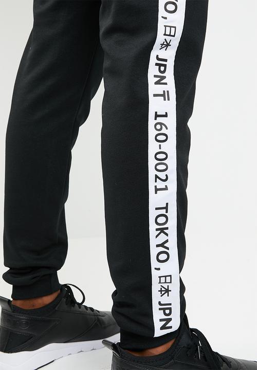 Only & Sons - Wf william poly cuff track pants exp - black