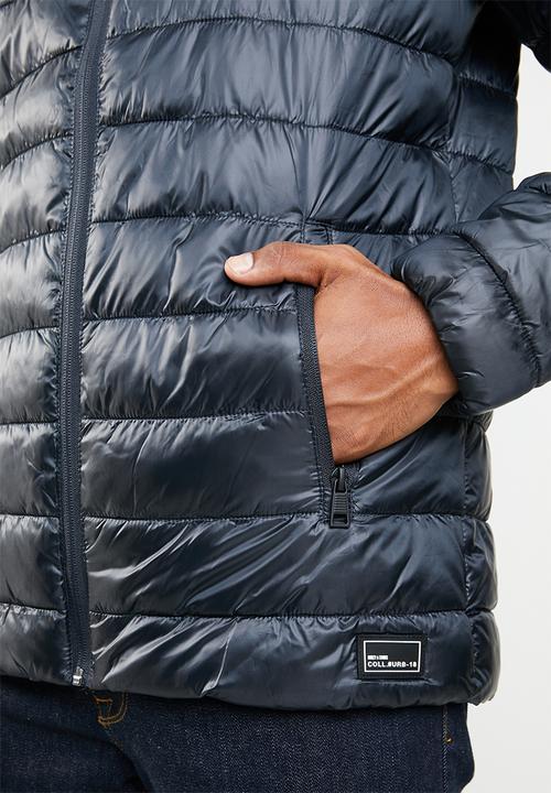 Only & Sons - Hooded puffer - navy 