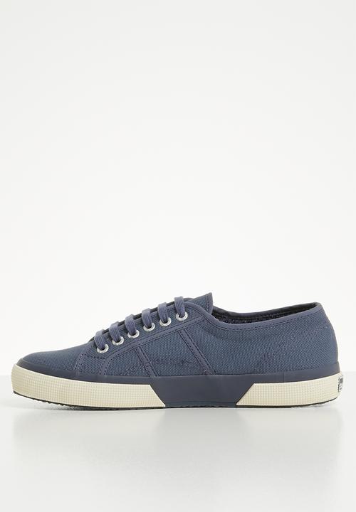 SUPERGA - 2750 contrast bumper canvas lo mens - l62 blue shadow/o/wht			