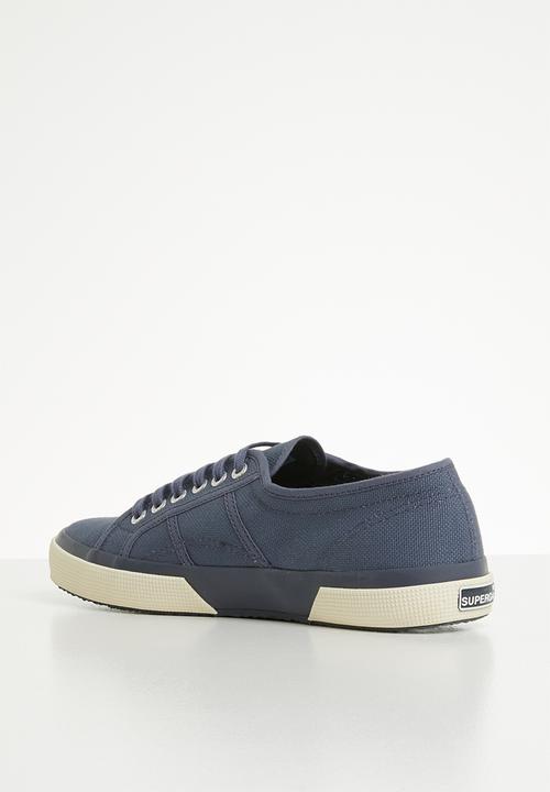 SUPERGA - 2750 contrast bumper canvas lo mens - l62 blue shadow/o/wht			