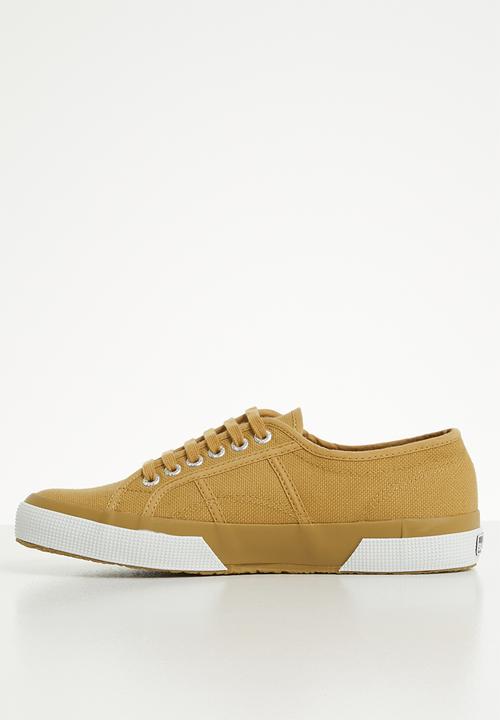 SUPERGA - 2750 contrast bumper canvas lo mens - l68 beige taffy/wht		