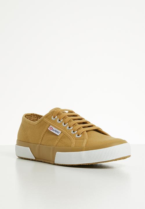 SUPERGA - 2750 contrast bumper canvas lo mens - l68 beige taffy/wht		