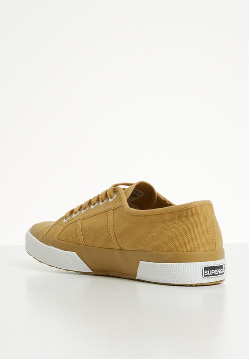 SUPERGA - 2750 contrast bumper canvas lo mens - l68 beige taffy/wht		