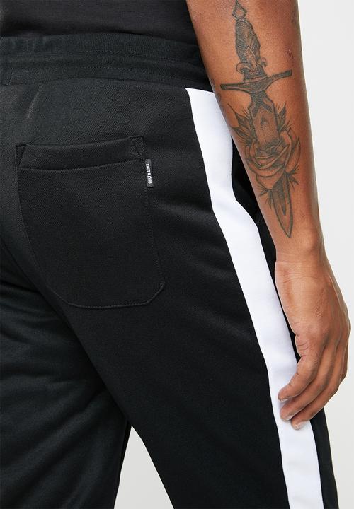 Only & Sons - Tricot panel sweat pants - black