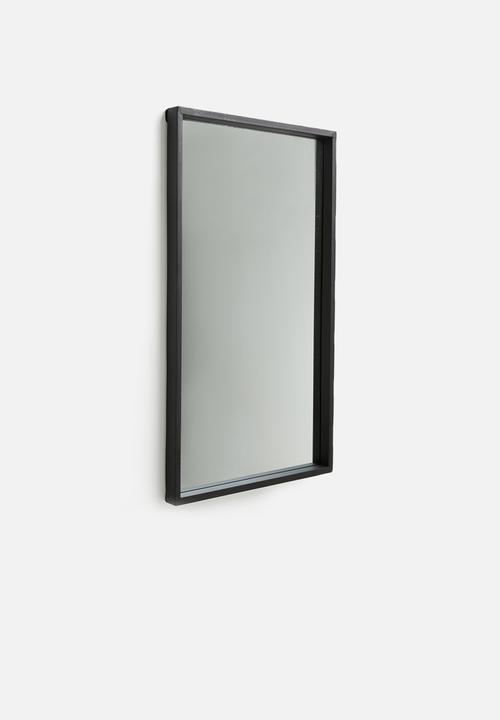 Sixth Floor - Metro rectangular mirror - black