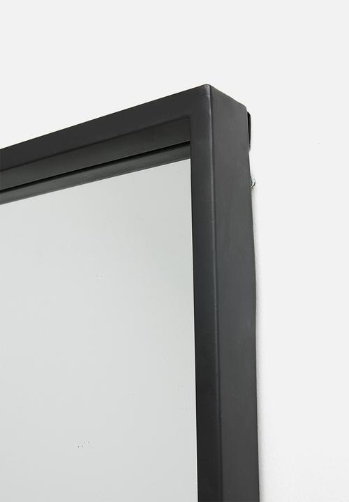 Sixth Floor - Metro rectangular mirror - black