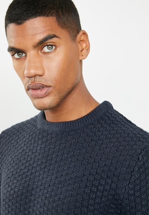 Only & Sons - Crew neck knit  - navy