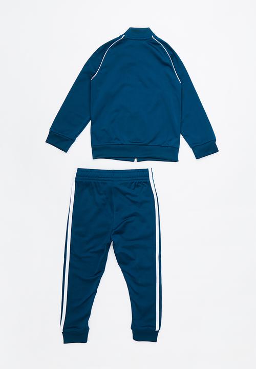 adidas Originals - Superstar track suit  - blue & white 
