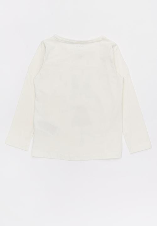 Name It - Kids girls vix ls top - white