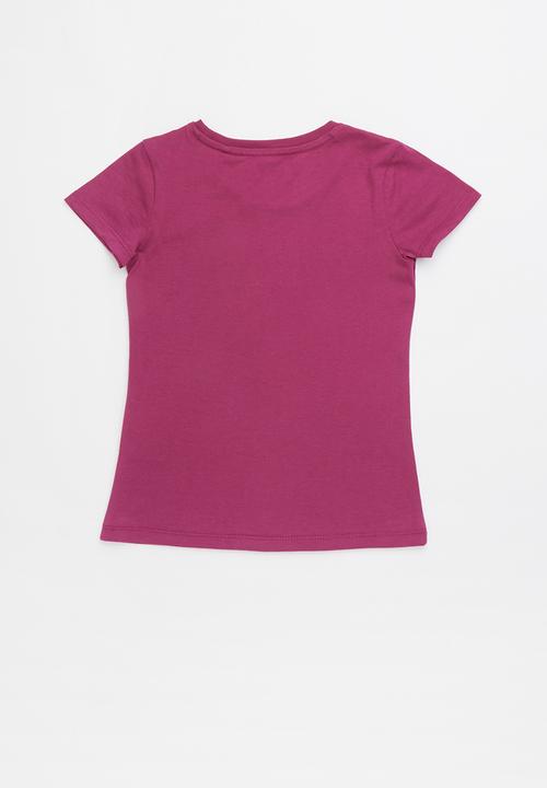 GUESS - Short sleeve heart arows tee - purple