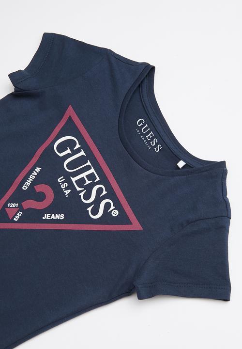 GUESS - Short sleeve classic tri tee - multi