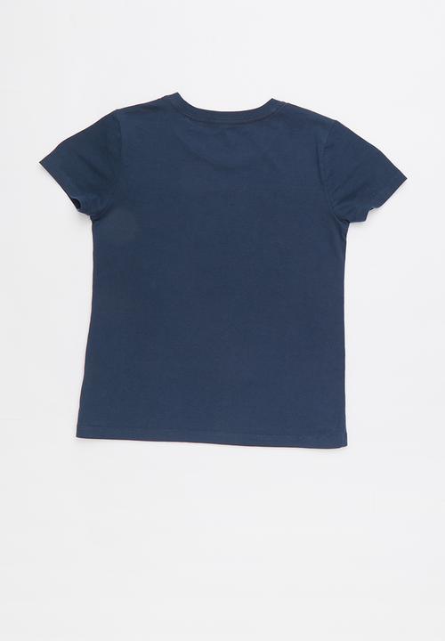 GUESS - Short sleeve guess plastol tee - navy