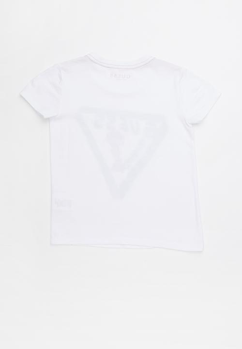 GUESS - Short sleeve Guess plastisol tee - multi