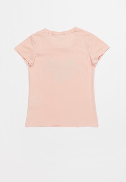 GUESS - Short sleeve Guess heart arrows tee - pink