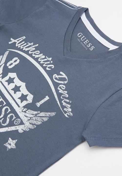 GUESS - Kids short sleeve guess high level tee - grey