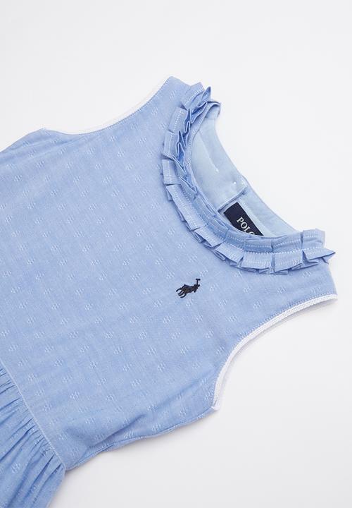 POLO - Emily floral party dress - blue