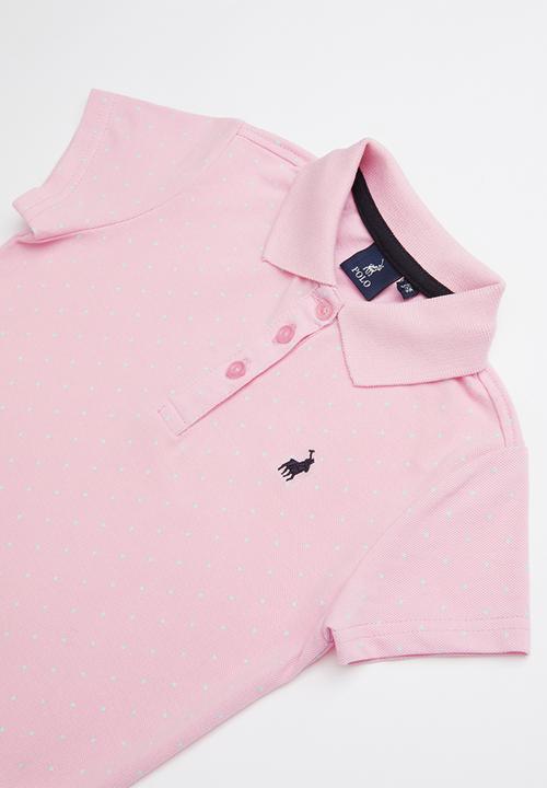 POLO - Zoe printed golfer - pink