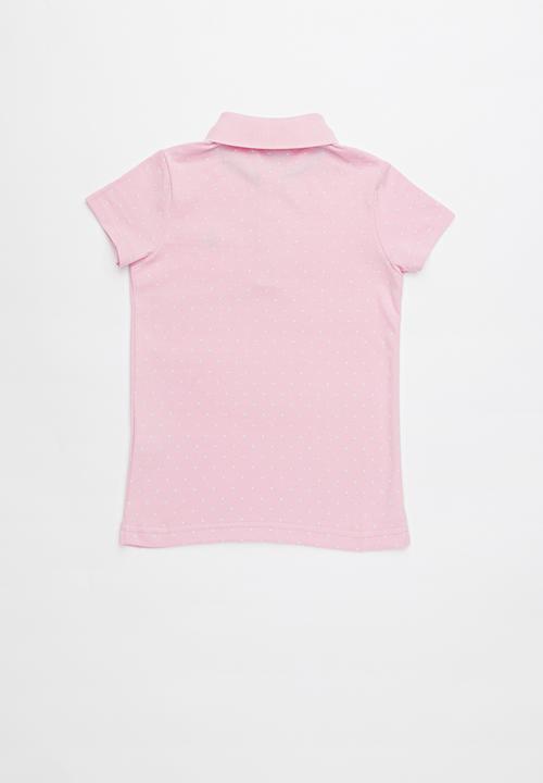 POLO - Zoe printed golfer - pink