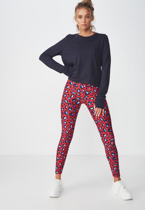 Cotton On - Cross back long sleeve top - navy