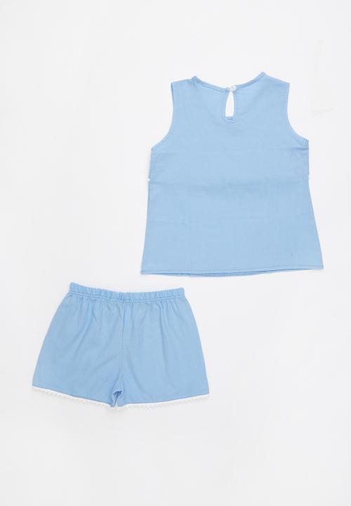 Pop Candy - 2 piece pj set - blue