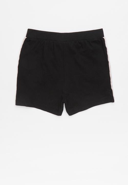 Pop Candy - Elasticated shorts - black