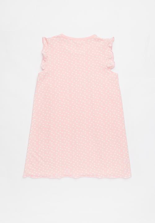 Pop Candy - Button front night dress - pink