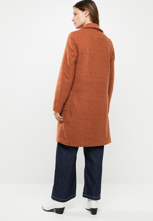ONLY - Astrid marble coat - rust