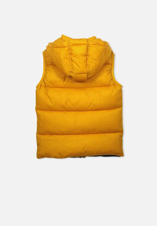 Cotton On - Billie puffer vest - yellow