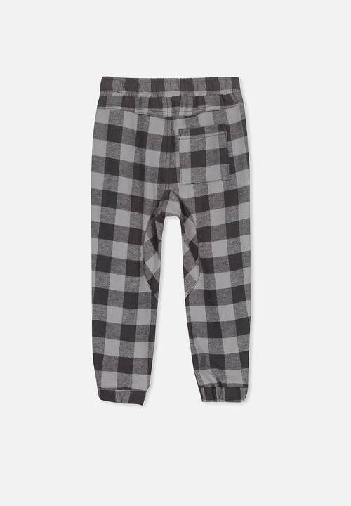 Cotton On - Alfi jogger pant - grey & charcoal
