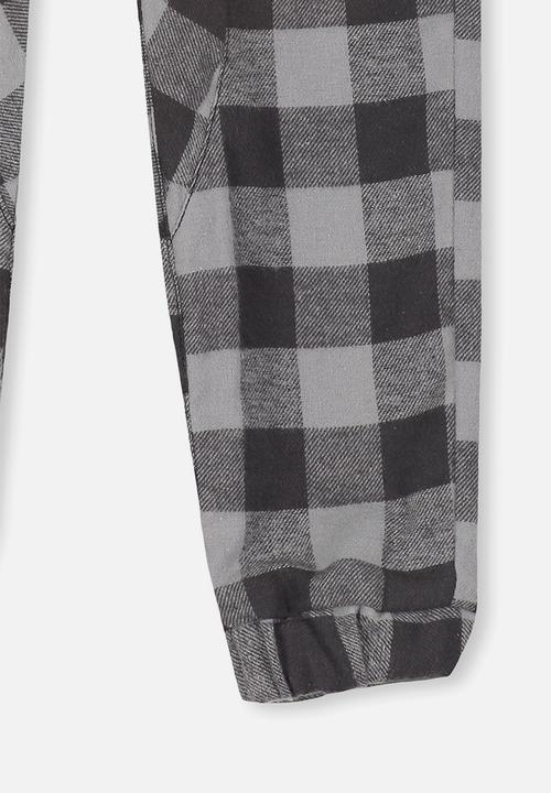 Cotton On - Alfi jogger pant - grey & charcoal