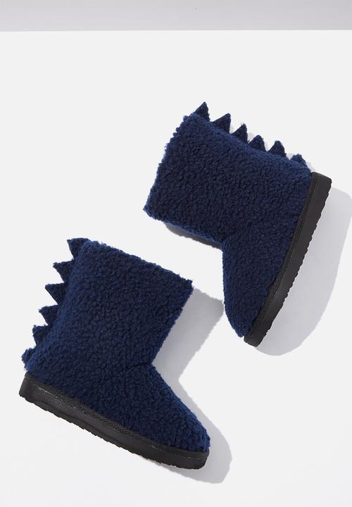 Cotton On - Novelty homeboot - navy