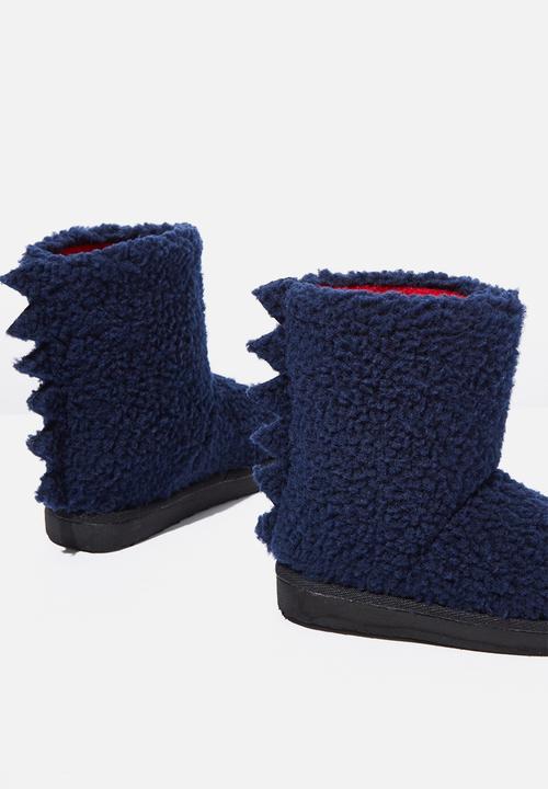 Cotton On - Novelty homeboot - navy