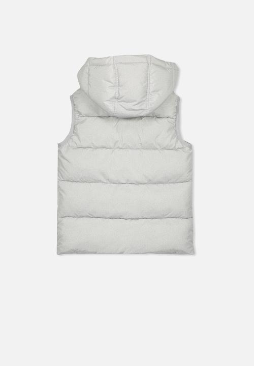 Cotton On - Billie puffer vest - grey