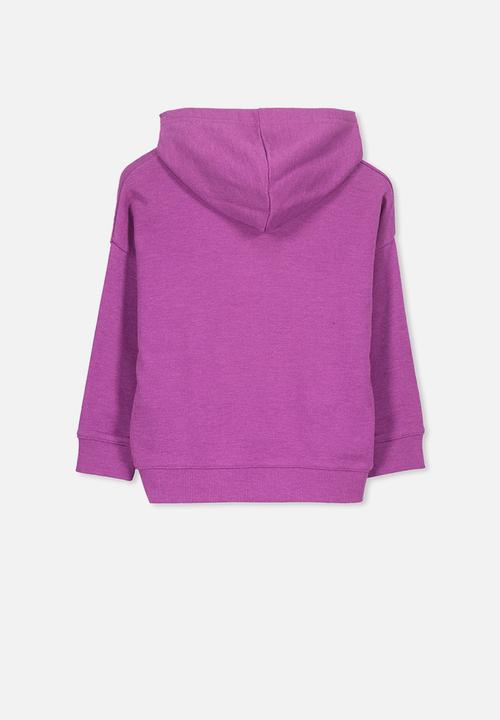 Cotton On - Scarlett lightning bolt hoodie - purple
