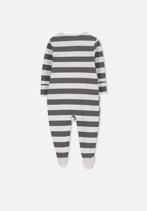 Cotton On - Mini zip through - grey & charcoal