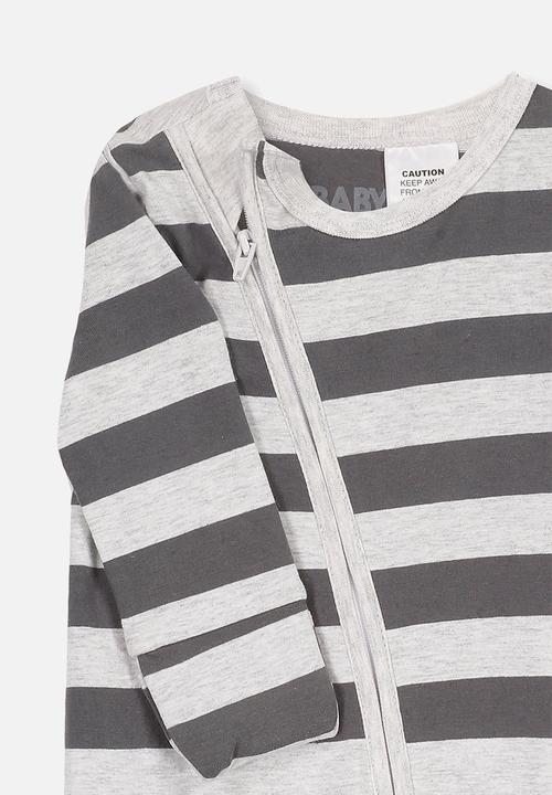 Cotton On - Mini zip through - grey & charcoal