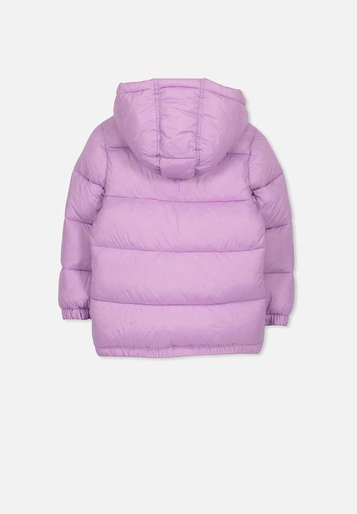 Cotton On - Frankie puffer jacket - purple