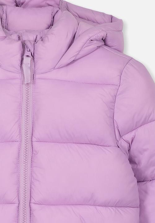 Cotton On - Frankie puffer jacket - purple