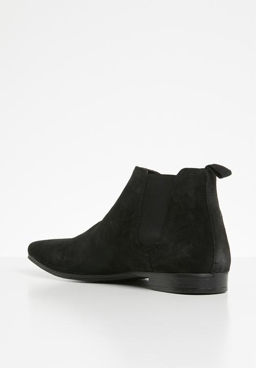 Superbalist - Strauss suede chelsea boot - black