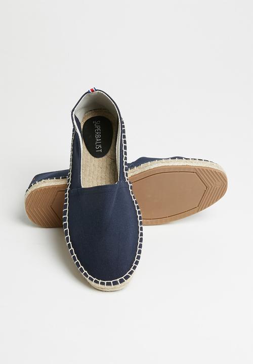 Superbalist - Men's espadrille slip on - canvas - navy
