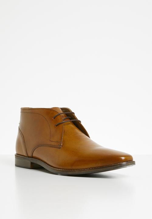 Superbalist - Knighton leather formal boot - tan